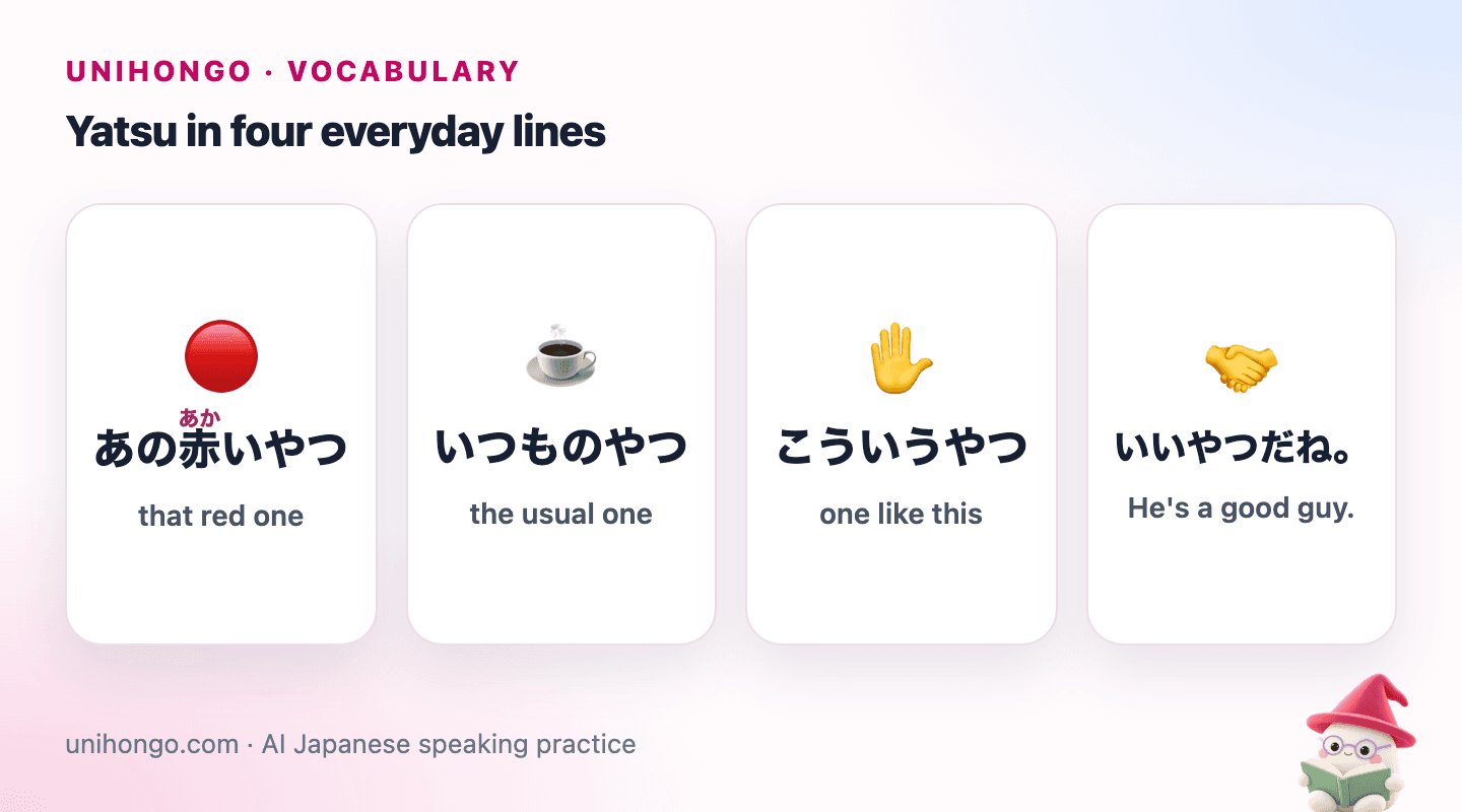 Four picture cards: a hand pointing at a red item, a regular customer's usual order, a hand drawing a shape in the air, and two friends with an arm around each other.