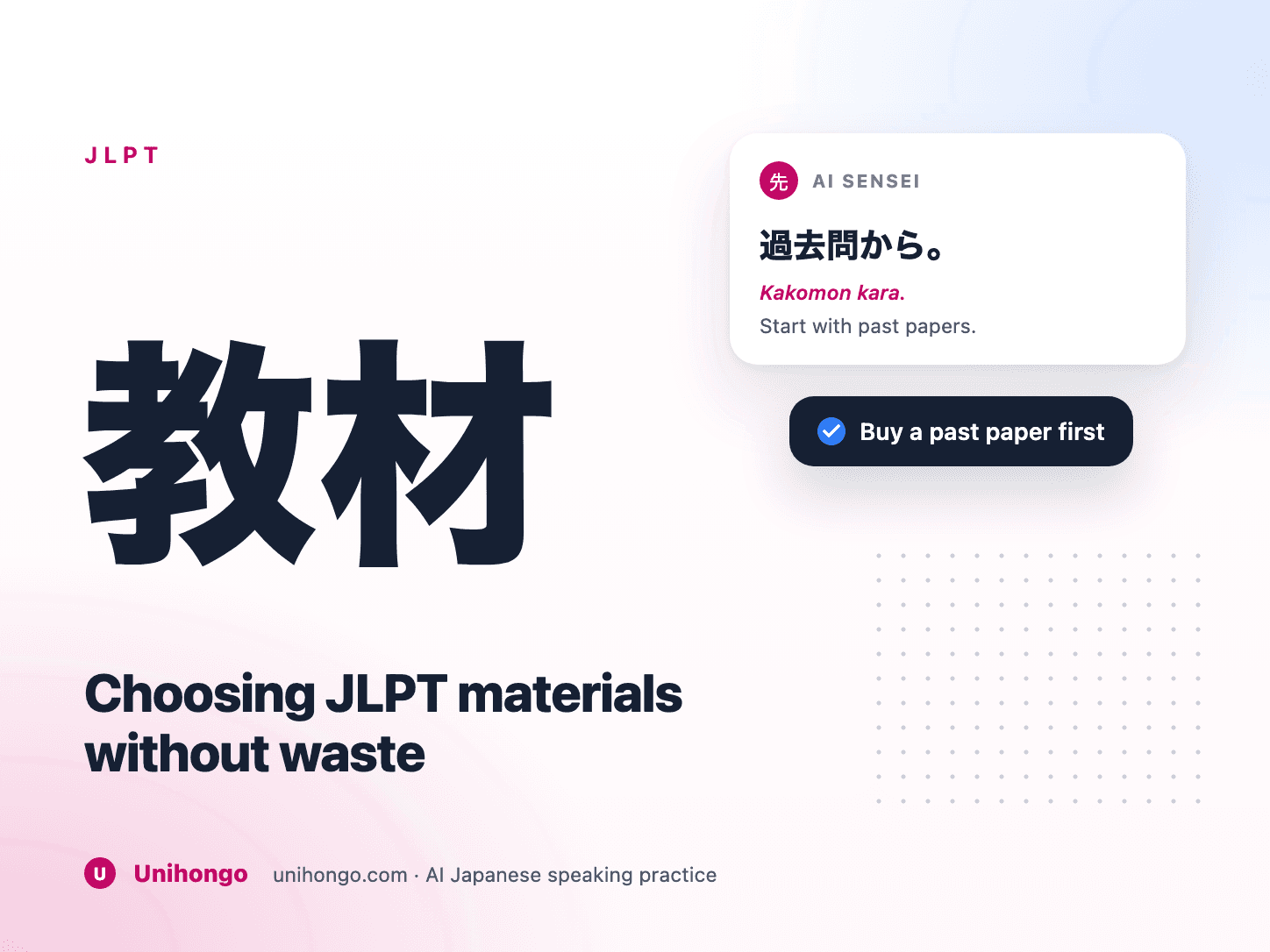 Livres de préparation au JLPT et un article antérieur