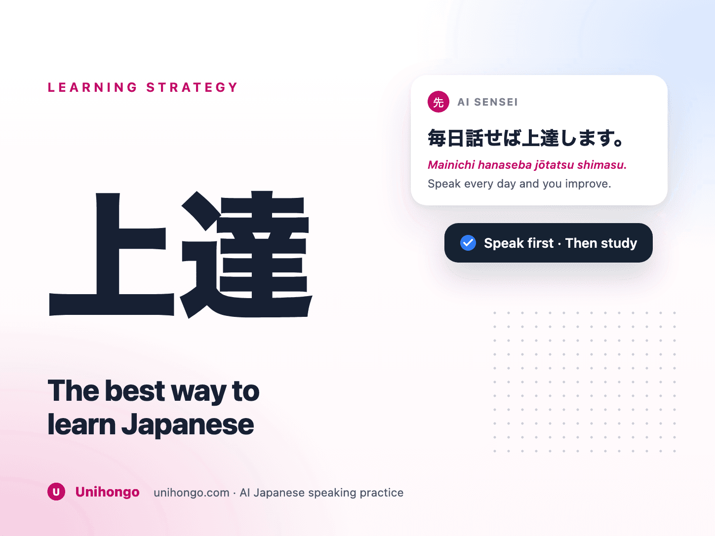 Roadmap für Anfänger, die Japanischlernen, Hören, Lesen und Sprechen verbindet