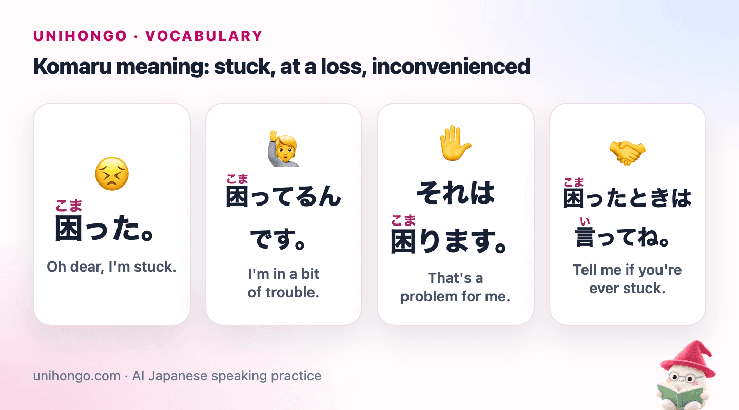 Four picture cards: a worried face, a raised hand asking for help, a palm held up to say stop, and two hands joining to offer support.