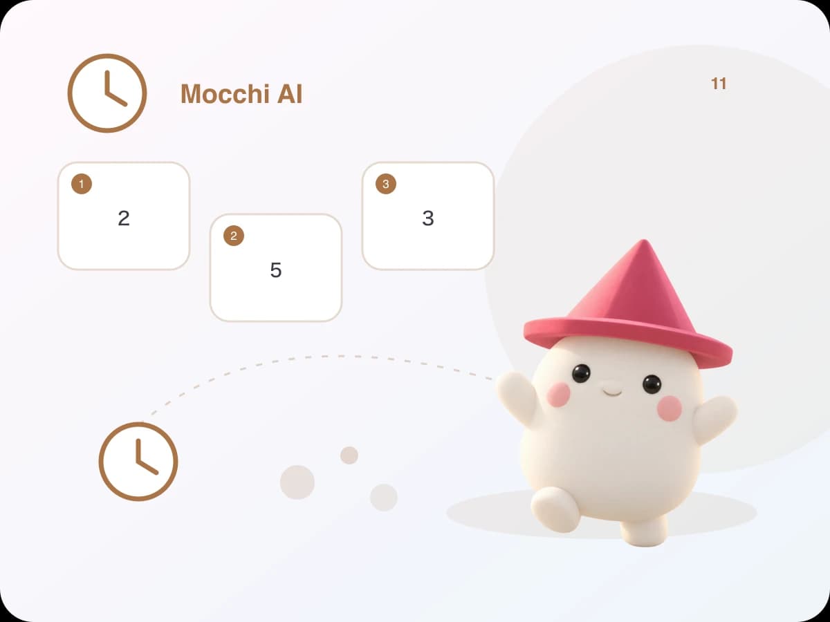 Mocchi menganjurkan sesi Jepun pendek untuk mengingati, satu contoh, dan respons pelajar baharu