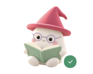 Mocchi holding a JLPT answer sheet